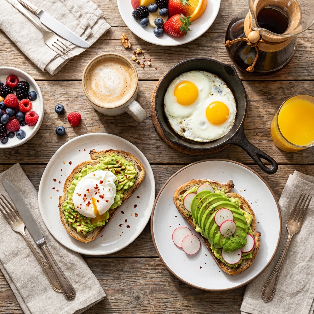 Café da manhã saudável